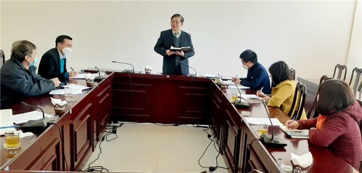 Thường trực Đoàn Chủ tịch Liên hiệp các Hội Khoa học và Kỹ thuật Việt Nam làm việc với Nhà xuất bản Tri thức