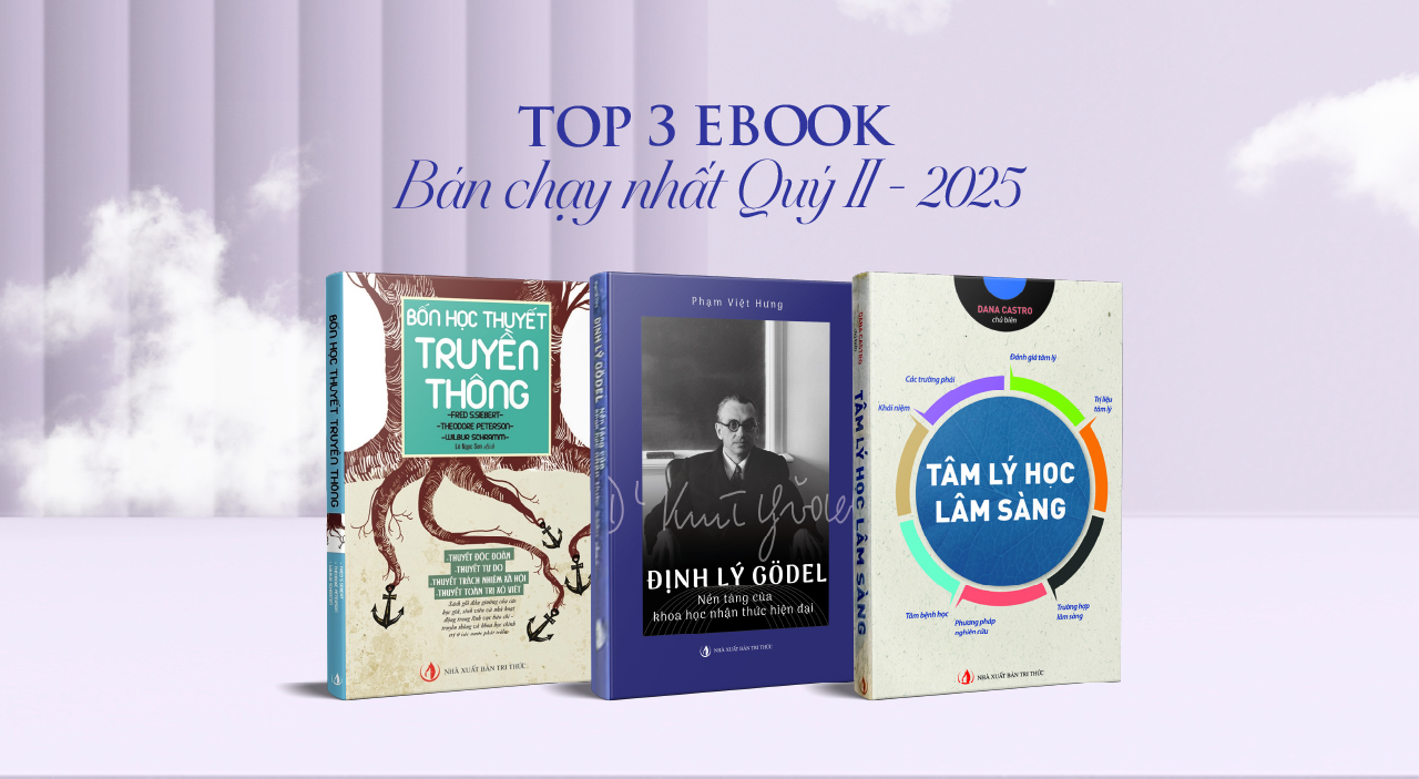 Top 3 ebook bán chạy nhất quý II - 2025 