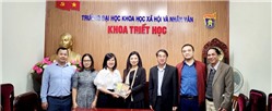 Nhà xuất bản Tri thức làm việc với Khoa Triết Trường Đại học Khoa học Xã hội và Nhân văn (ĐH Quốc gia Hà Nội)